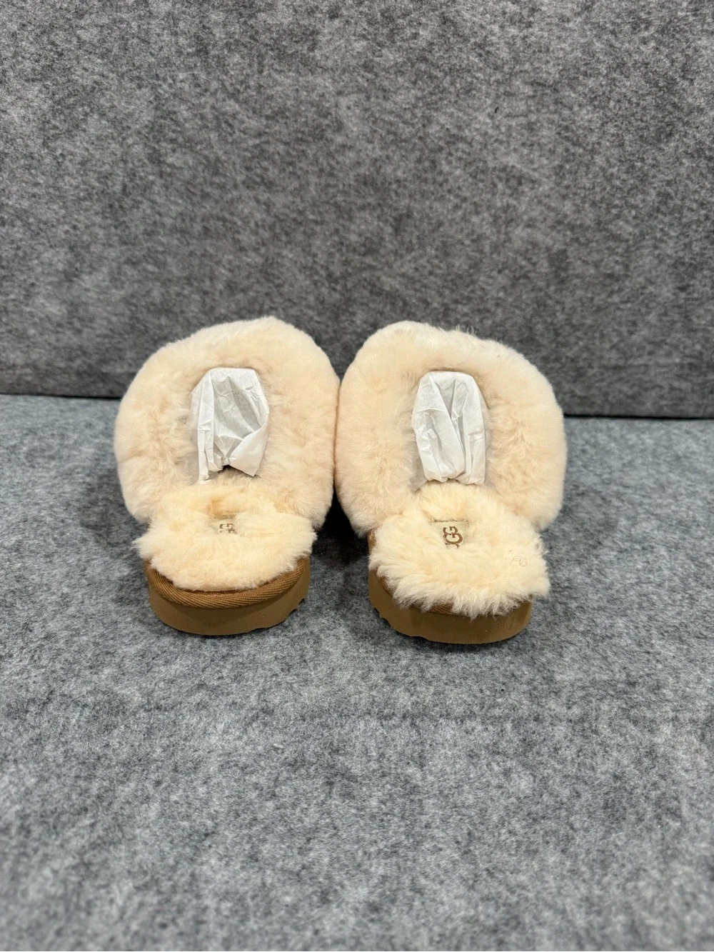 UGG Kids K Cozy II Iridescent Stars Slipper - Cream/Brown